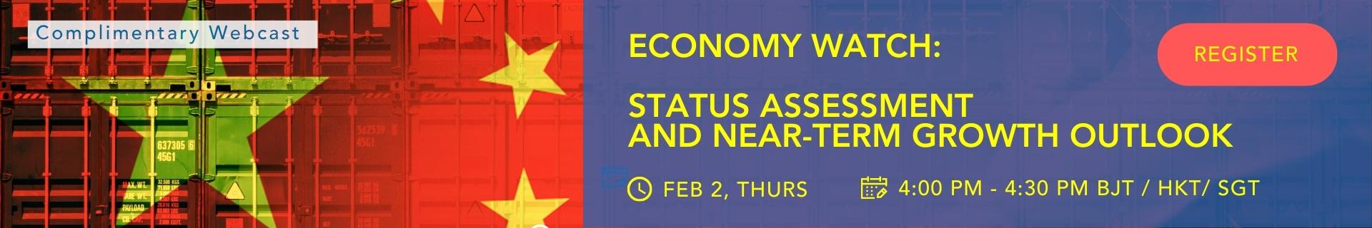Economy Watch: Status Assessment and Near-term Growth Outloo
